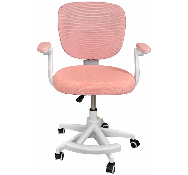 Крісло обертове дитяче PERFECT KIDS PINK2